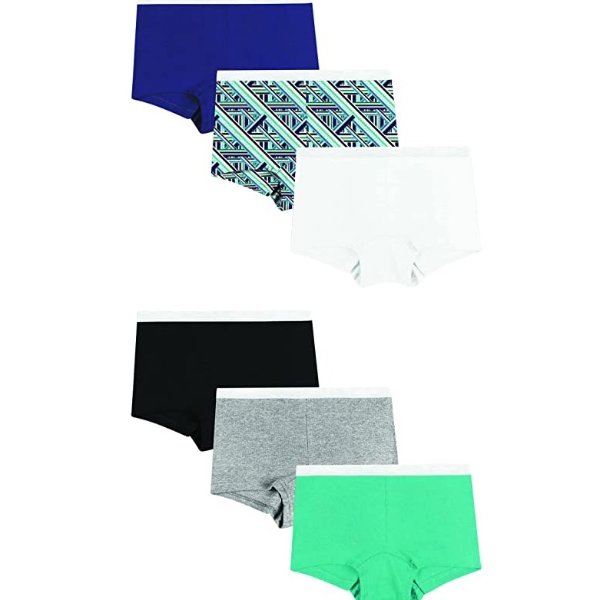 Women's Sporty Cotton Assorted Boyshort Underwear