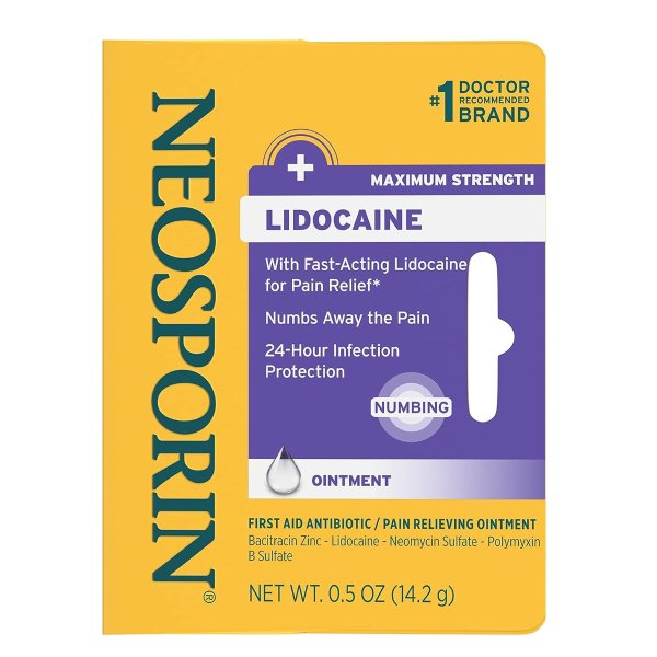 + Lidocaine First Aid Antibiotic Ointment 0.5oz