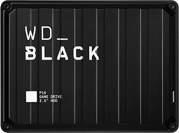 Black 4TB P10 Game Drive Portable External Hard Drive