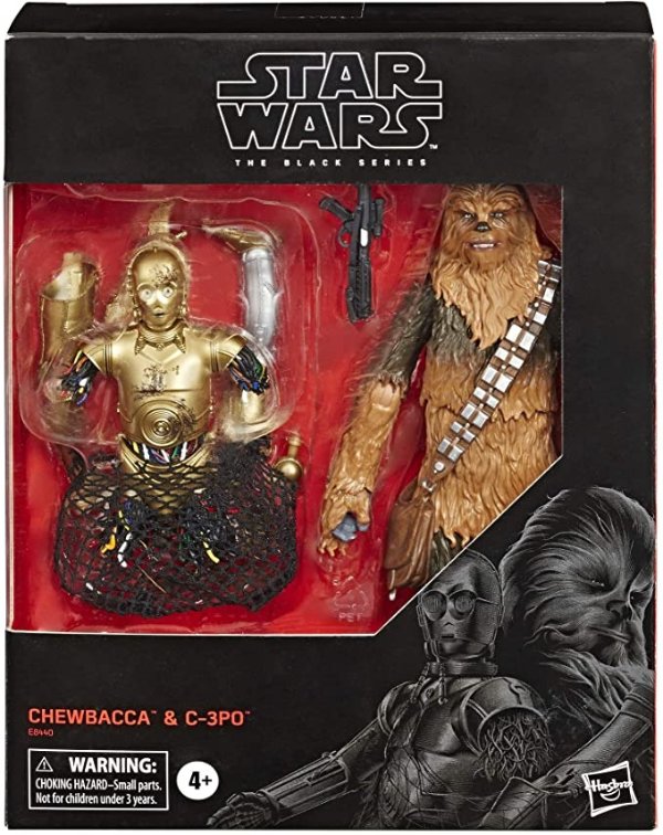 Wars The Black Series Chewbacca & C-3PO Toys 6" Scale The Empire Strikes Back Collectible Figures (Amazon Exclusive)