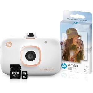 HP Sprocket 2-in-1 Portable Photo Printer & Instant Camera
