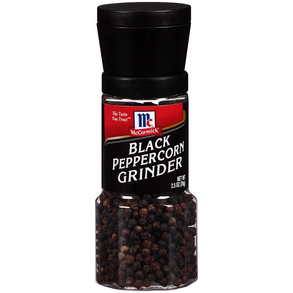 Black Peppercorn Grinder, 2.5 oz