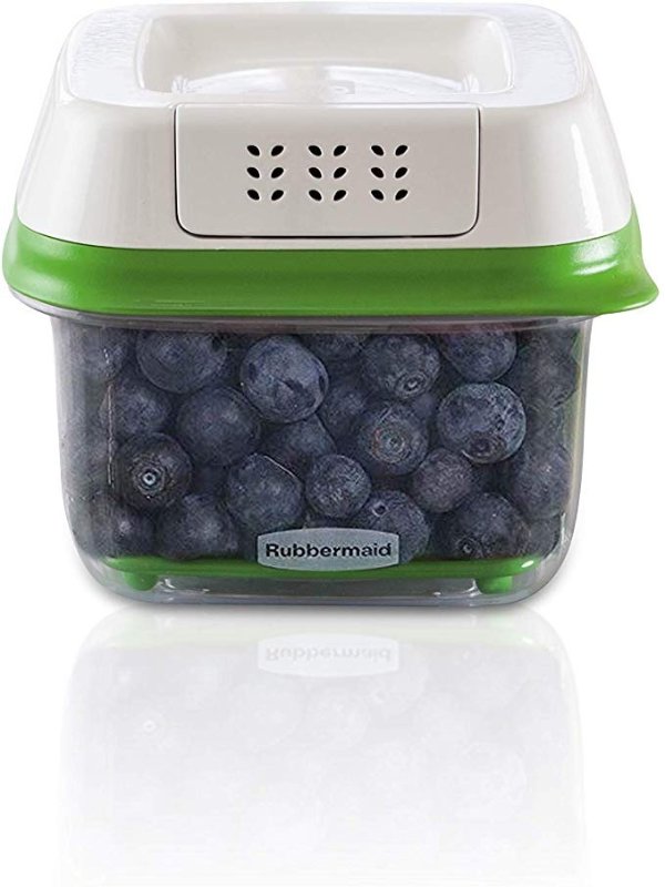 FreshWorks Produce Saver Food Storage Container, Small, 2.5 Cup, Green 1920480