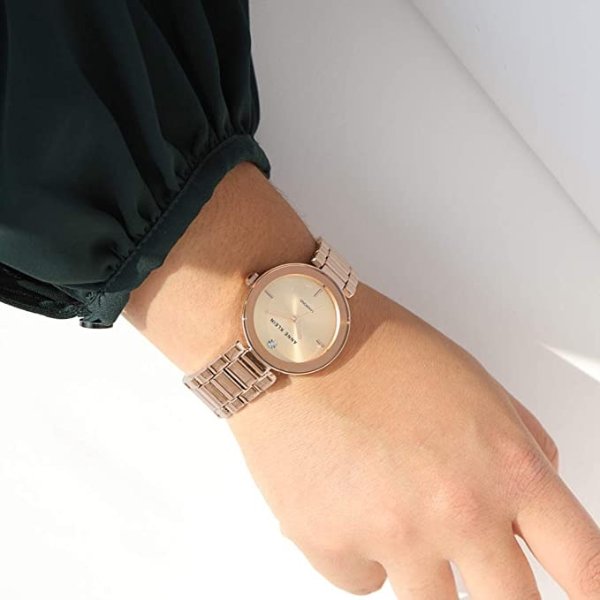  Women's Diamond-Accented Bracelet Watch