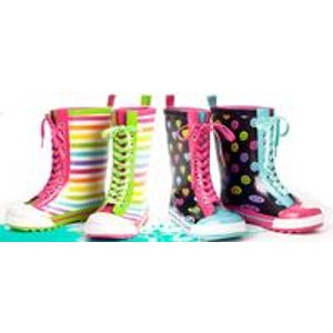 Rain Boots, Jelly Totes & New Bee Anklets @ LittleMissMatched