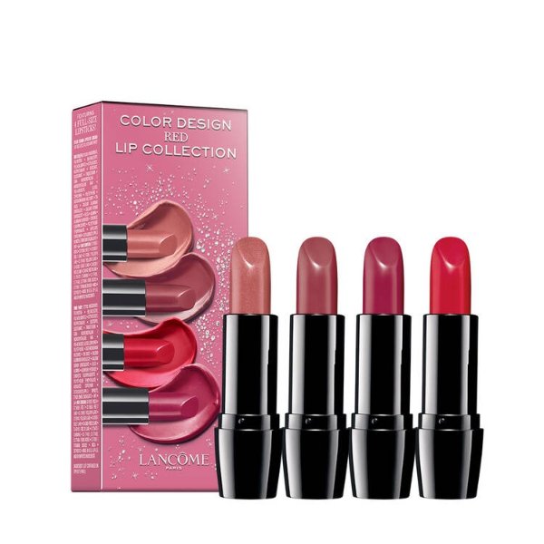 Color Design Red Lip Set - Makeup Gift Set - Lancome