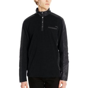 Calvin Klein Men's Quarter Zip Athletic Pique Sweatshirt