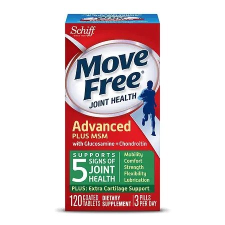 Schiff Move Free Bone & Joint Supplement, Glucosamine Chondroitin + MSM, Tablets | Walgreens