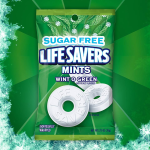 Life Savers 薄荷硬糖，50盎司，派对大包装，2包