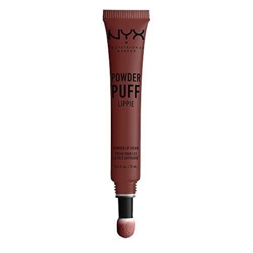 Powder Puff Lippie Lip Cream, Liquid Lipstick - Cool Intentions (Light Brown With Pink Undertones)