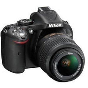 Refurbished Nikon D5200 DSLR Camera + 18-55mm + 55-200mm VR Lenses