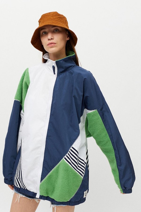 Kiko Colorblocked Windbreaker Jacket