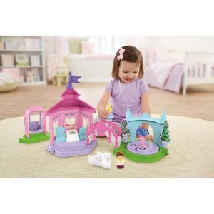 Fisher-Price Little People Disney Princess Garden Party Playset