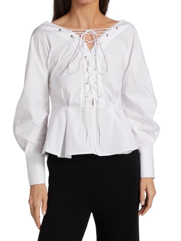 Monroe Lace-Up Top