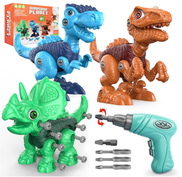 拼装恐龙玩具，4折