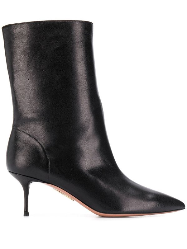 mid-heeled ankle boots
