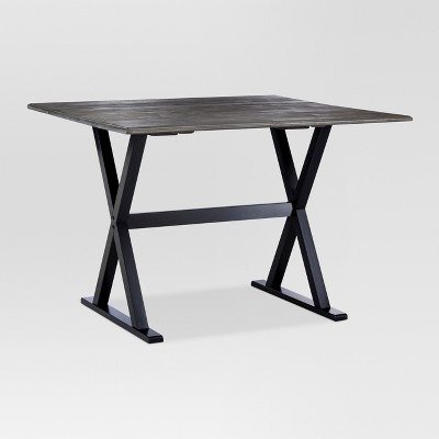 Square Drop Leaf Rustic Extendable Dining Table