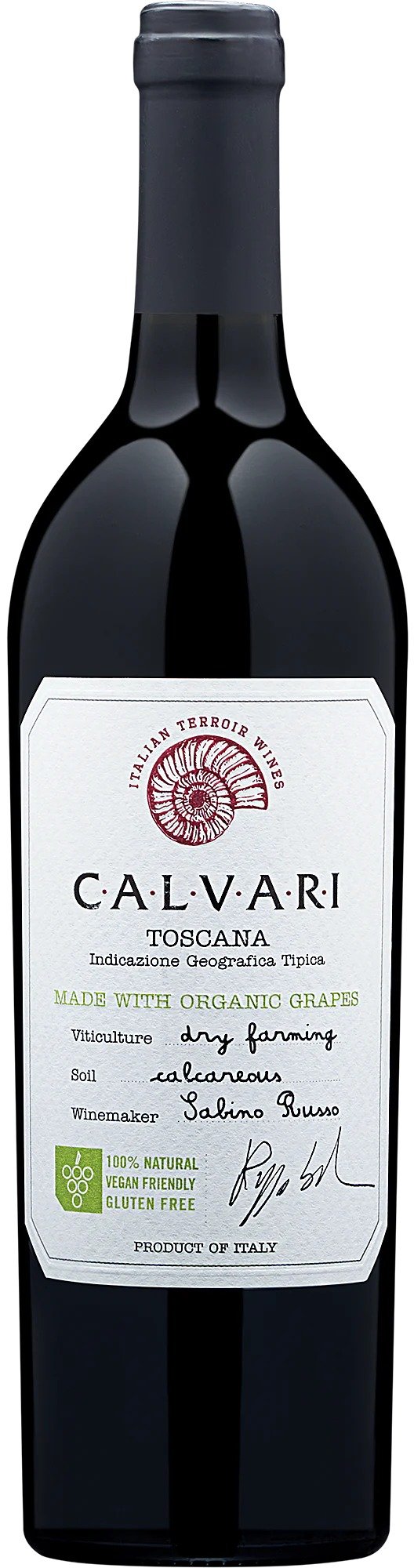 2019 Calvari Organic Toscana Rosso I.G.T.