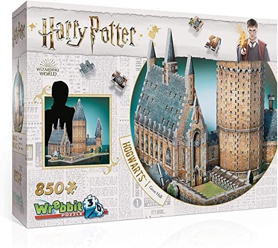 - Harry Potter Hogwarts Great Hall 3D Jigsaw Puzzle - 850Piece
