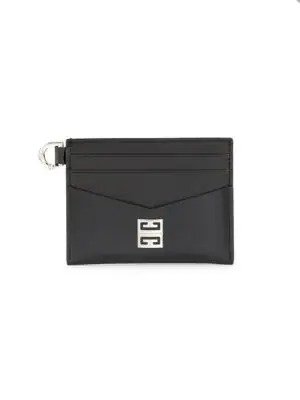 Small Logo Leather Card Holder