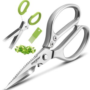 ONEBOM Kitchen Shears 2 Pack