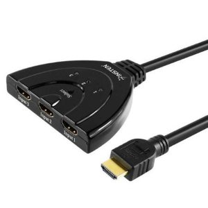 Insten HDMI Switch Intelligent Auto Switcher 3x1 Port