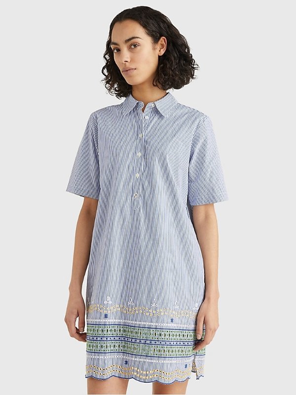 Embroidered Shirt Dress | Tommy Hilfiger