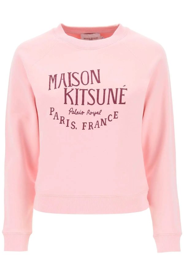 Crew-neck sweatshirt with print Maison Kitsune