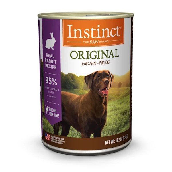 Grain-Free Rabbit Canned Wet Dog Food by Nature's Variety, 13.2 oz., Case of 6 | Petco