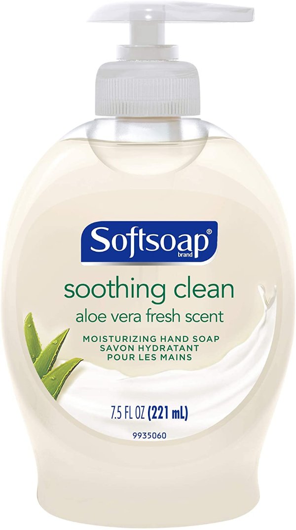 Softsoap 芦荟清洁舒缓洗手液 7.5oz