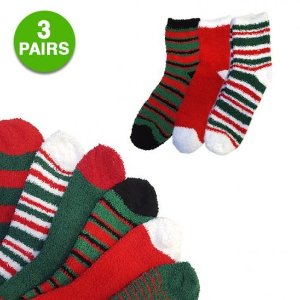 3 Pairs of Select Christmas Socks