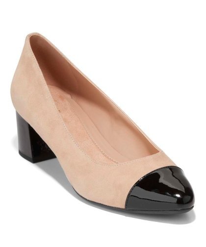 Brush & Black Patent The Go-To Suede Pump - Women