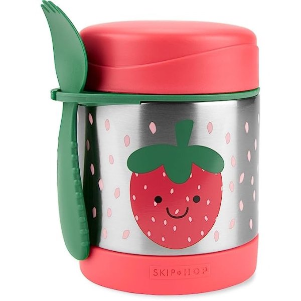 Skip Hop Insulated Baby Food Jar, Sparks, Strawberry