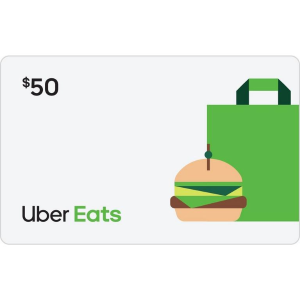 Uber Eats $50 礼卡限时优惠