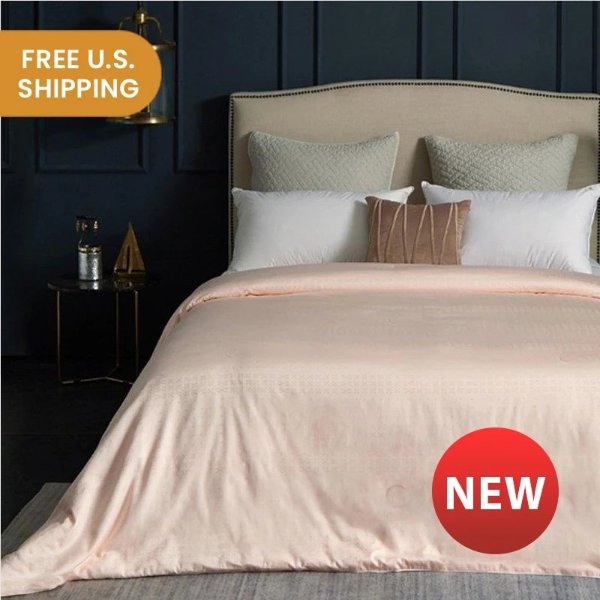 100% 1st-Class Mulberry Silk Four-Season Comforter, Anti-mite, 2 Thickness Styles - Twin XL; Full/Queen