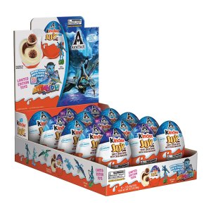 Kinder Joy Eggs, Cream and Chocolatey Wafers with Avatar Toy Inside, Individually Wrapped, 10.5 oz, Bulk 1 Pack, 15 Eggs