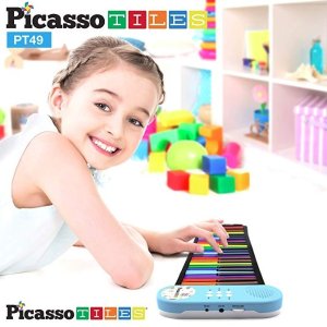 PicassoTiles 透明3D磁性建筑玩具、儿童电子琴特卖