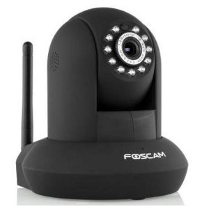 Foscam FI9821PB Wireless 720p Indoor Plug and Play IP Video Surveillance Camera