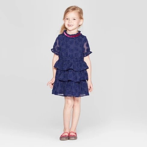 Toddler Girls' A-Line Dress - Genuine Kids&#174; from OshKosh Navy