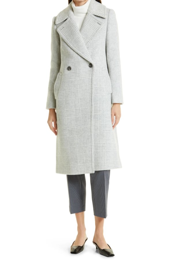 Daylina Double Breasted Wool Blend Coat