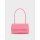 Pink Curved Handle Shoulder Bag | CHARLES & KEITH