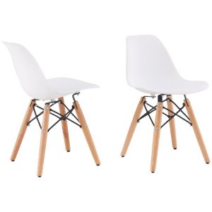 Better Homes & Gardens Luna Kids' Chairs, Set of 2, White