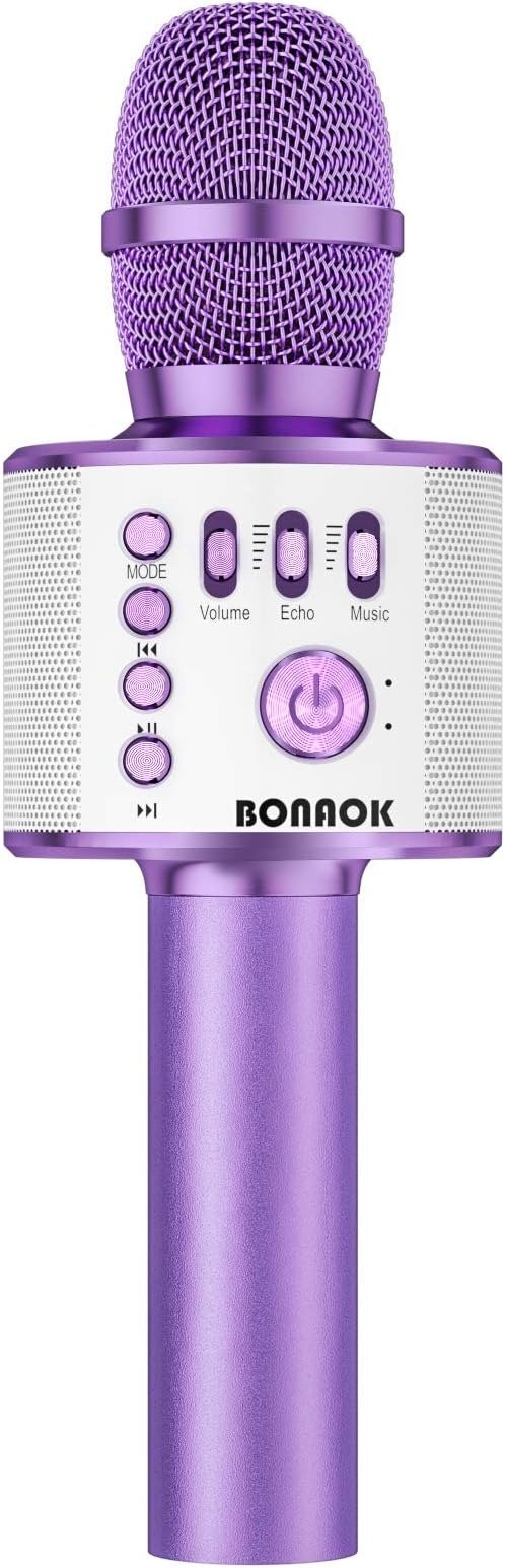 BONAOK  无线蓝牙麦克风 浅紫色