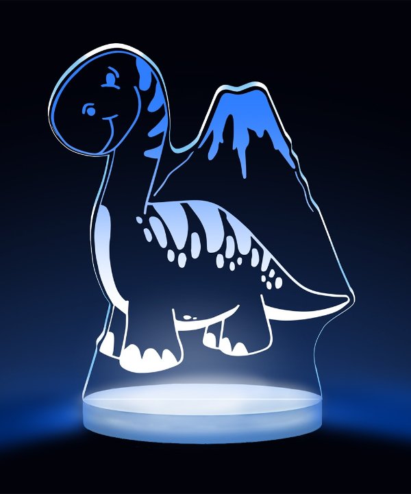 恐龙多色LED夜灯