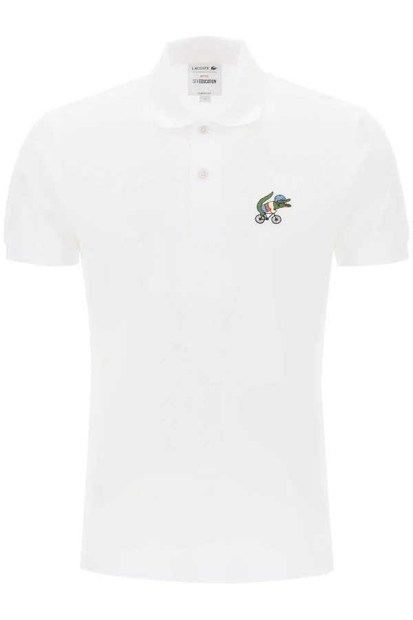 netflix sex education polo shirt in organic cotton classic fit