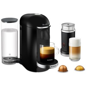 史低价：Nespresso by Breville Vertuo-Plus咖啡机 配Aeroccino奶泡机