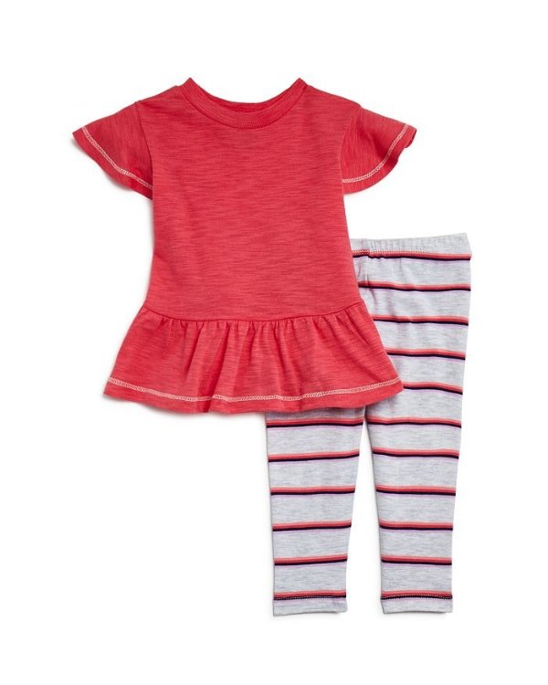 Girls' Striped Leggings Set - Baby