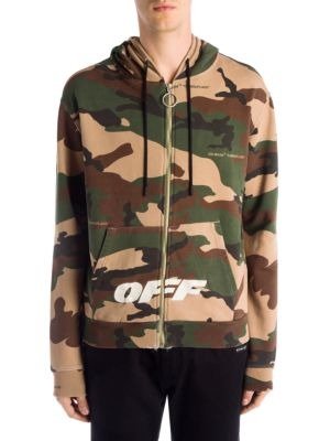 - Camouflage Hooded Cotton Jacket