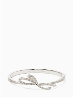 all tied up pave hinged bangle