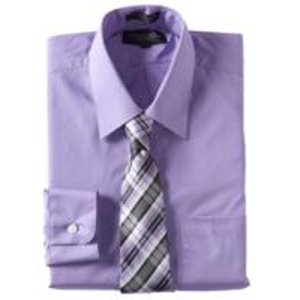 Giorgio Brutini Men's Dress Shirt and Tie Gift Box Set 